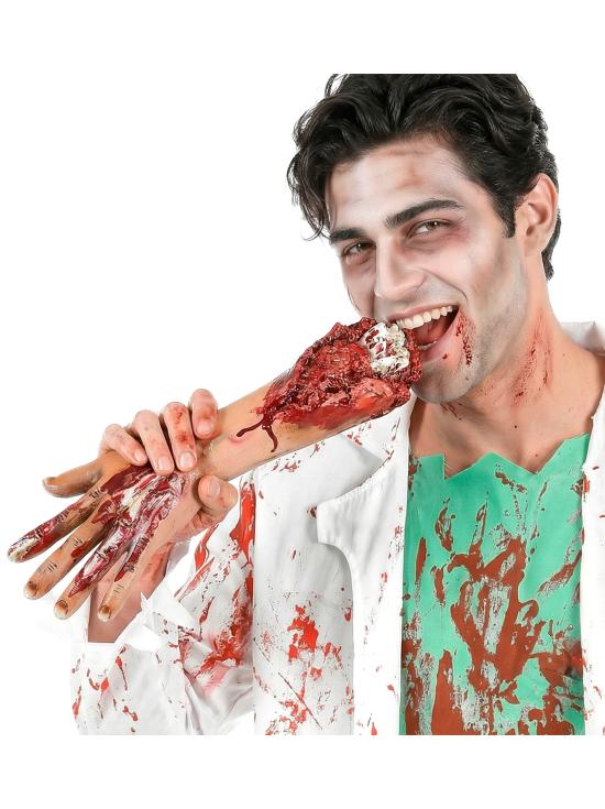Braço amputado realista de 41 cm para o Halloween