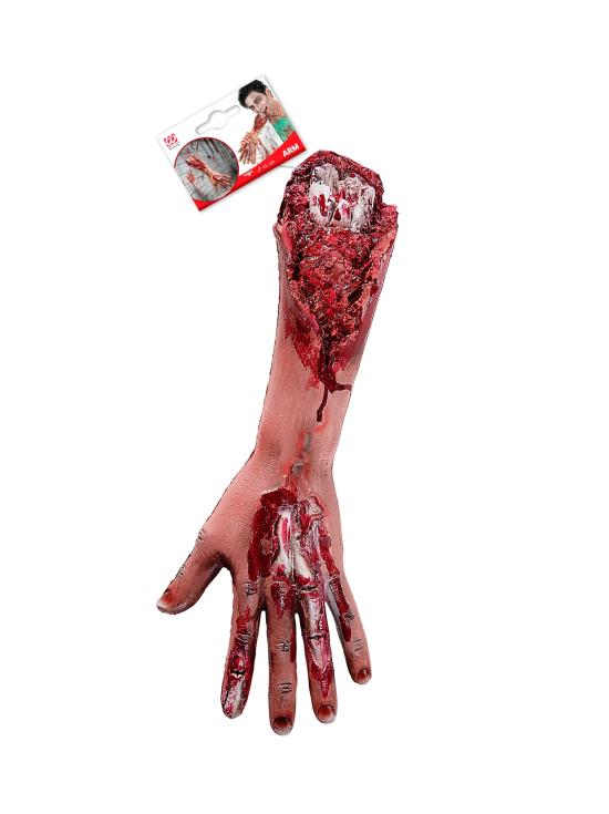 Braço amputado realista de 41 cm para o Halloween