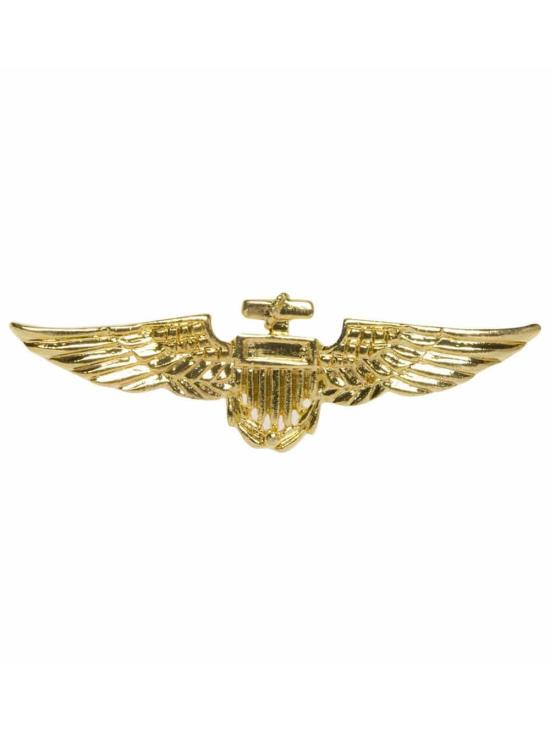Broche de Aviador Dourado.