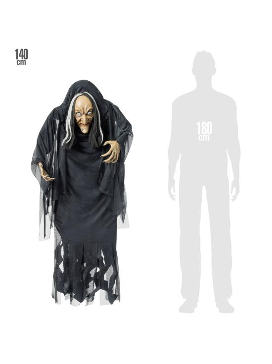 Bruxa com corcunda de 140 cm