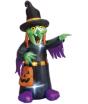 Bruxa inflável luminosa de Halloween 122 cms