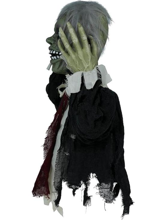 Busto de Zumbi com Luz, Som e Movimento (55 cm)