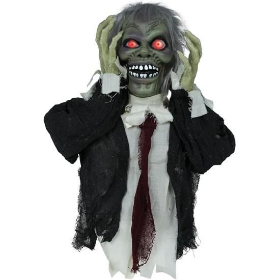 Busto de Zumbi com Luz, Som e Movimento (55 cm)