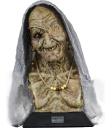 Busto decorativo de bruxa macabra para o Halloween – 38 cm