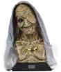 Busto decorativo de bruxa macabra para o Halloween – 38 cm