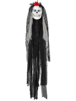 Calavera Dia de Los Muertos Catrina Luz, Sonido y Movimiento 80 cms