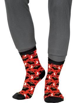 Meias de Morcego para o Halloween - Acessório têxtil para fantasias de animais e festas de Halloween - Ideal para crianças e adultos - Multicolorido
