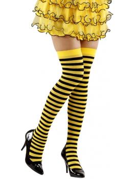 Meia alta Bee 70 para fantasias