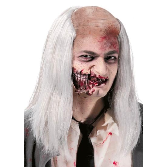 Careca zumbi com cabelo