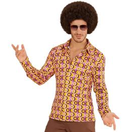 Camisa masculina do disco dos anos 70