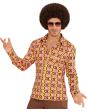 Camisa masculina do disco dos anos 70