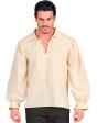 Camisa bege de uma figura histórica.
