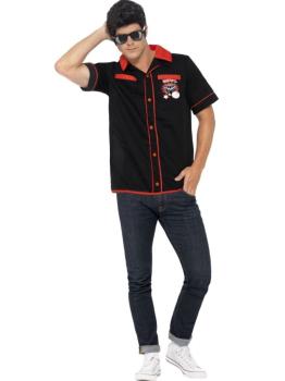 Camisa Bolos Años 50 para adulto