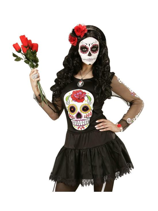 Camisa Catrina do Dia dos Mortos