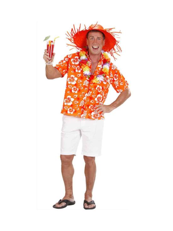 Camisa havaiana laranja