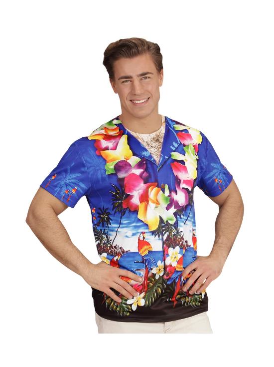 Camisa havaiana para turistas adultos