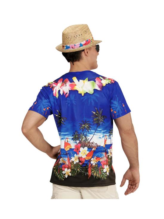 Camisa havaiana para turistas adultos