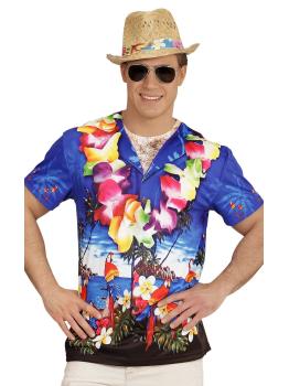 Camisa turista havaiana adulta