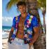 Camisa havaiana para turistas adultos
