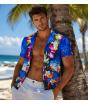 Camisa havaiana para turistas adultos
