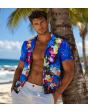 Camisa havaiana para turistas adultos