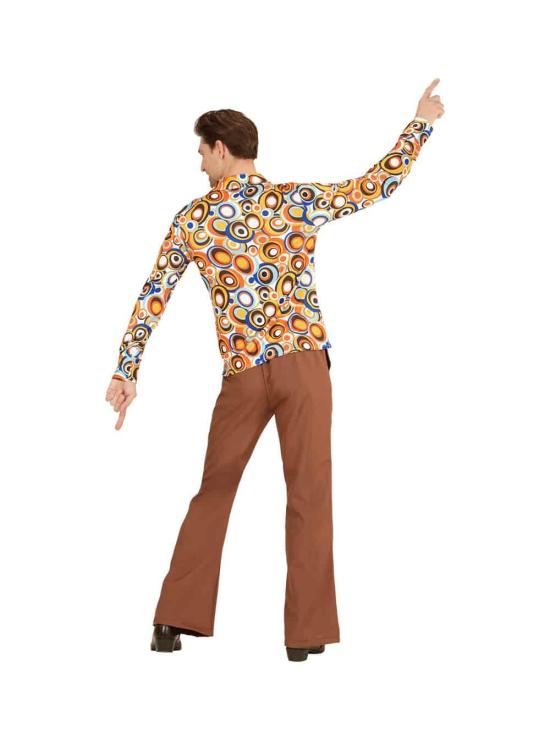 Camisa masculina Bolhas dos anos 70