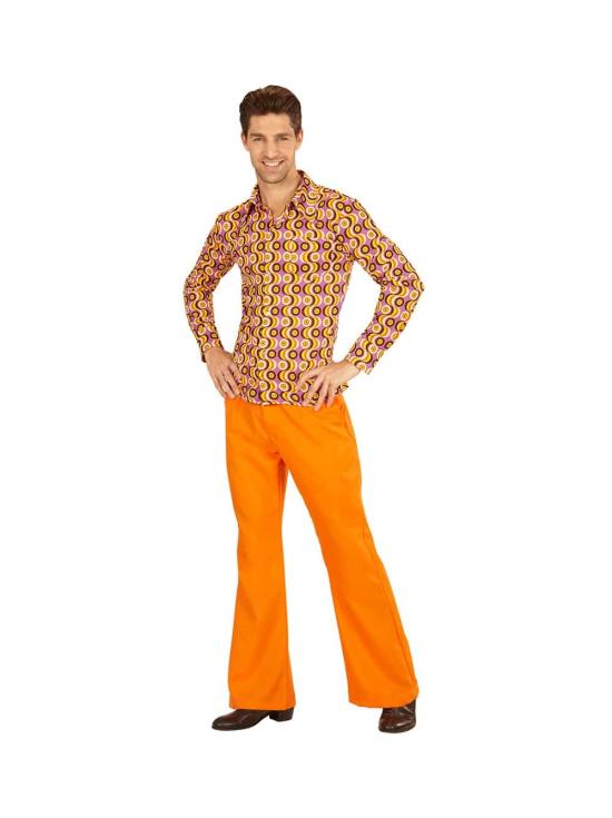 Camisa masculina do disco dos anos 70