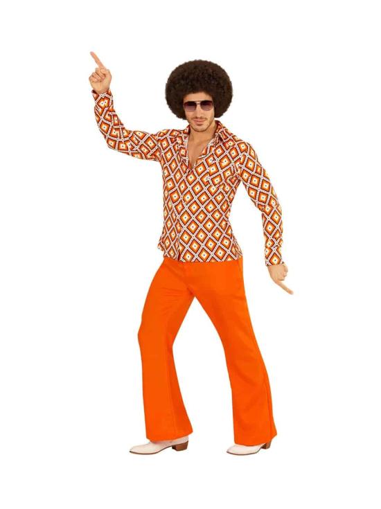 Camisa anos 70 para adultos – Festa disco retrô e carnaval