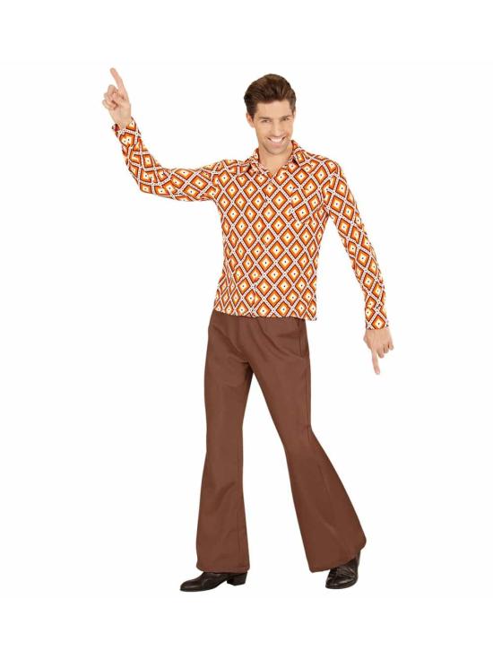 Camisa anos 70 para adultos – Festa disco retrô e carnaval