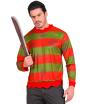 Camisa para adultos estilo Freddy Krueger para uma noite assustadora
