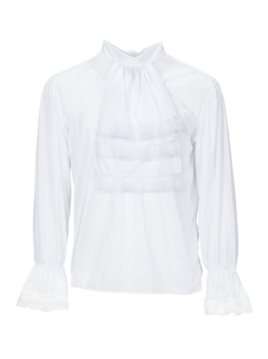 Camisa luxuosa de personagens em jacquard.