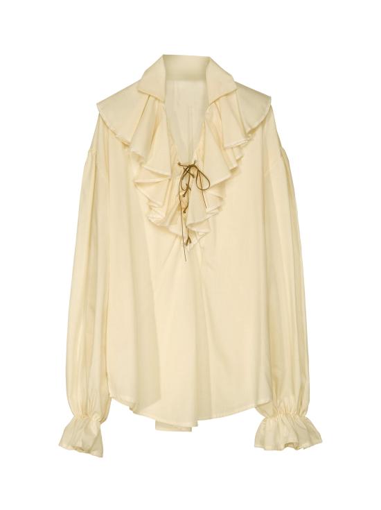 Camisa Feminina Bege Pirata/Renascentista