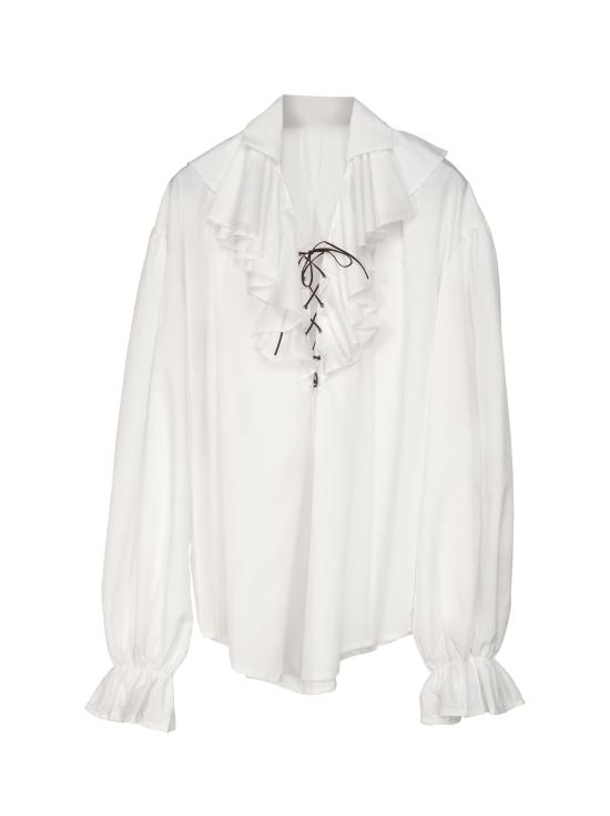 Camisa Feminina Branca Pirata/Renascença