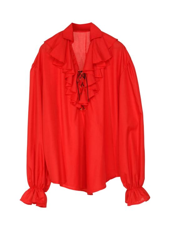 Camisa Feminina Vermelha Pirata/Renascença