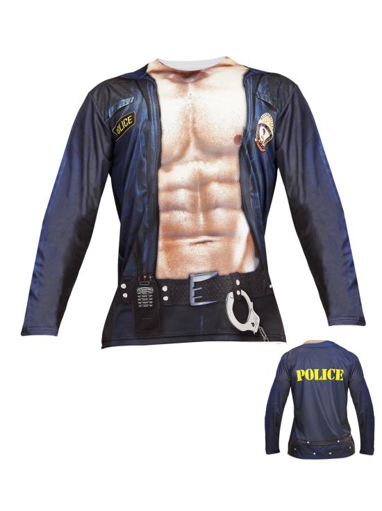 Camisa Policía Sexy para adulto