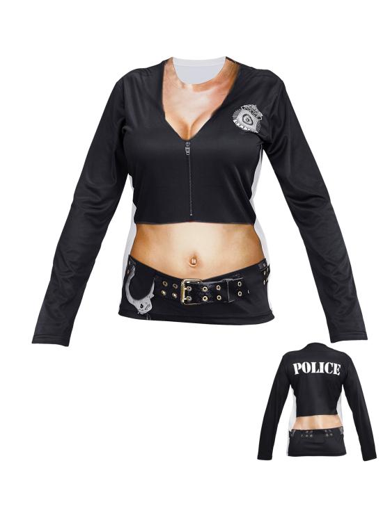 Camisa Policía Sexy para adulta