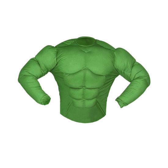Camisa de fantasia de super-herói Hulk Muscle
