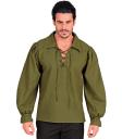 Camisa verde de uma figura histórica.