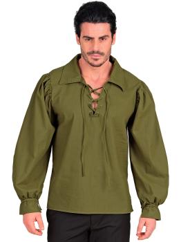 Camisa verde de uma figura histórica.
