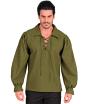 Camisa verde de uma figura histórica.