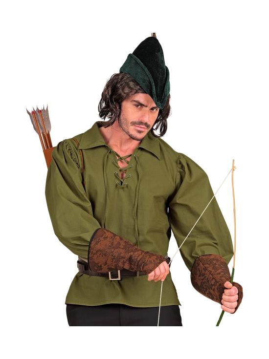 Camisa verde de uma figura histórica.
