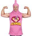 Camiseta rosa com capuz para despedidas de solteira e carnaval.