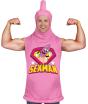 Camiseta rosa com capuz para despedidas de solteira e carnaval.