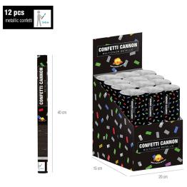 Canhão de Confete Colorido 30 cm Ar Comprimido