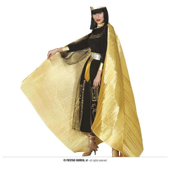 Capa Dourada Plissada