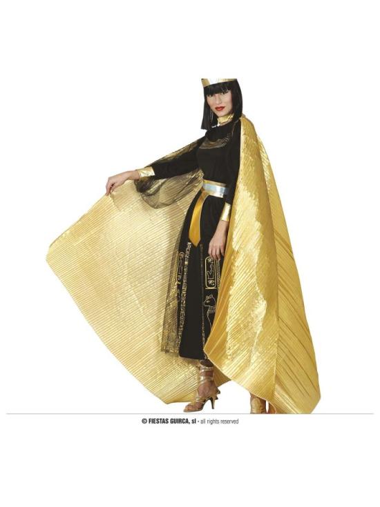 Capa Dourada Plissada