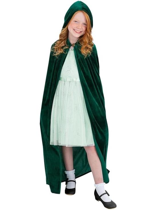 Capa de luxo infantil, verde esmeralda