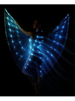 Capa de íris com hastes e luz LED – 140 cm