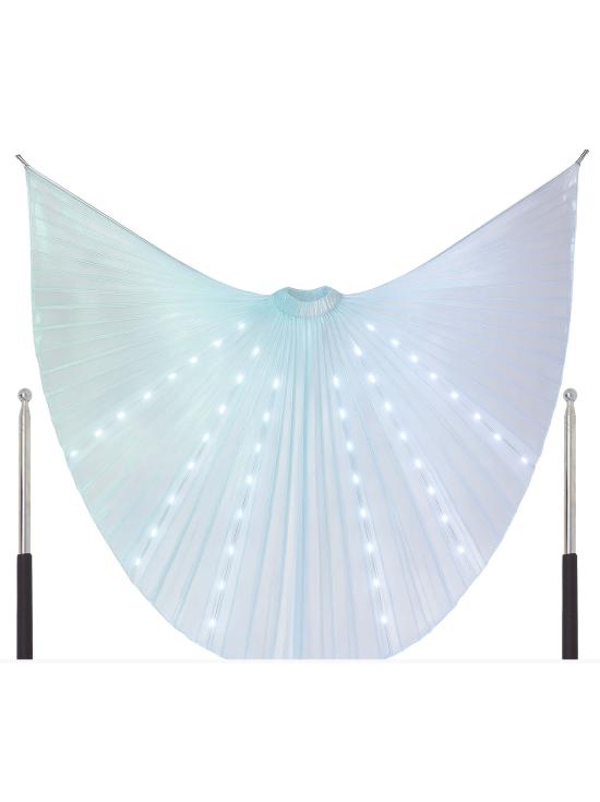 Capa de íris com hastes e luz LED – 140 cm