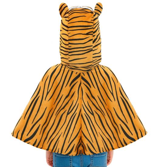 Poncho capa de tigre para bebê (tamanho 98, 1-2 anos)